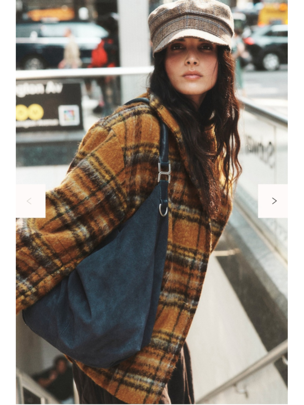 Women's Free People Suede Slouge Bag One Size Blue